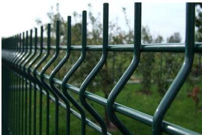 Cina 2.4m Green 3D Welded Wire Fence Recinzione di filo laminato in PVC in vendita