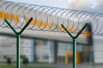 Cina Razor Wire BTO-22 Recinzione di sicurezza carceraria/Recinzione aeroportuale rivestita in PVC/Recinzione di barricate di alta sicurezza in vendita