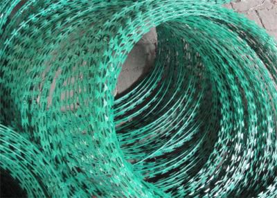 China 450mm X10m Coil Bto-22 Fence Top Concertina Razor Barbed Wire for sale