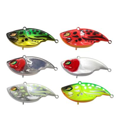 China Factory wholesale plastic easy stripper seawater bionic sea trolling plastic lures vib for sale