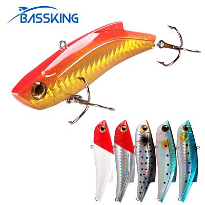 China BASSKING 7cm 15.5g VIB Fishing Lure Quality Hard Bait For Seawater 3D Eyes Attificial Vibrastion Swimbait HL451 for sale