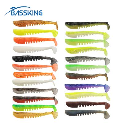 China BASSKING Soft Bait 60mm 75mm 90mm 100mm Awaruna Fishing Lure Isca Para PESCA Artificial Silicone Bait Swimbait Fishing Wobblers SL340/SL341/SL342/SL343 for sale