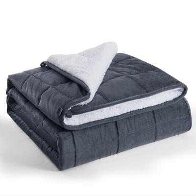 China HOT Amazon Hot Selling High Quality Hot Mink Weighted Blanket For Adults And Kids With Lower MOQ for sale