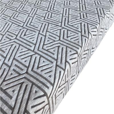 China Breathable 100%polyester knitted jacquard mattress and pillow case fabric latex fabric for home textile for sale