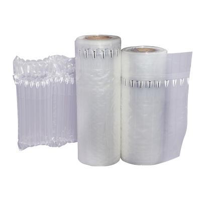 China Free Sample Transport Protection Air Column Wrap Roll Wrapping Film Inflatable Bubble Cushion Wrap Air Column Roll for sale