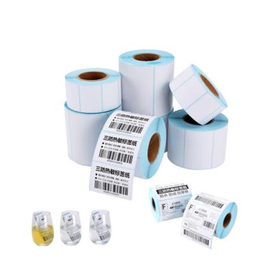 China Rollegradable Packaging Label Sticker Business Waterproof Custom Barcode Paper Drect Thermal Self Adhesive Di for sale