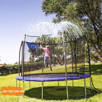 China 2020 hot sale water trampoline water trampoline sprinkler cooling system kids outdoor water game for sale