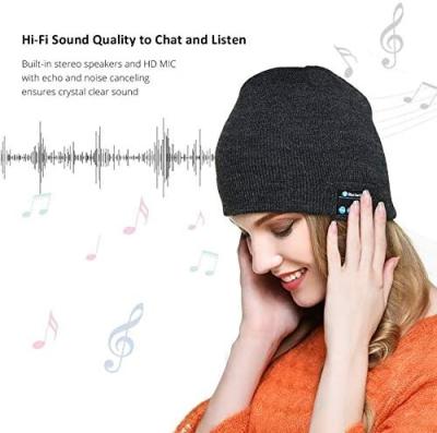 China COMMON 5.0 Music Beanie Gifts For Men Women Beanie Winter Knit Hat With Built-in Mic Stereo Speaker Headphones for sale