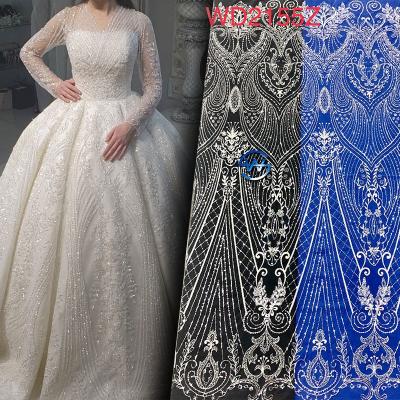 China Viable Wedding Dress Embroidery Fabric Rope Wedding Dress Lace for sale