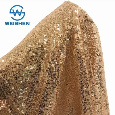 China Wholesale Custom Memory Sublimation Mermaid Embroidery 3mm Gold Sequin Fabric for sale