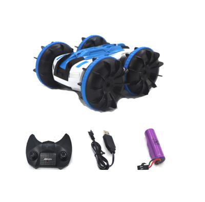 China 2.4G Remote Control Rechargeable Electric RC Kids Toys 1:20 Amphibious Stunt Remote Control Four-wheel Drive Off-Road Car for sale