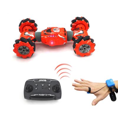 China remote control 2.4G 2.4G Dual Sided Twisted Climbing Toy Car Hand Gesture Control RC Car Stunt Remote Control Car for sale