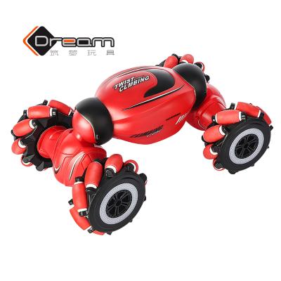 China 2.4G 360 Degree Remote Control Off-Road Off-Road Shake Control Dual Sided Rotating Stunt 4WD 2.4GHz Watch Remote Control Car for sale