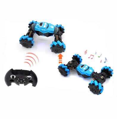 China 2.4G 2.4G RC Stunt Vehicle Remote Control Double Sided Rolling Twisted Climbing Car For Kids Toys for sale