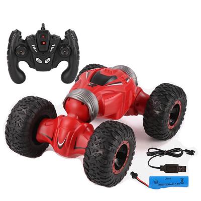 China 2.4G RC 4WD Remote Control Double Sided Twisted Stunt Car Radio Remote Control High Speed ​​Drift Rock Crawler Car Toys for sale