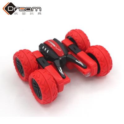 China New Design 2.4G Kids Stunt Car 2.4G RC Remote Control Double Sided Drift Stunt Car Kids Toys for sale