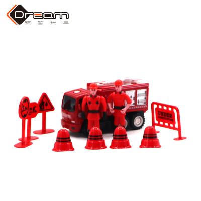 China Disassembly engineering 2021 hot sale diy car toy children's educational toys disassemble and assemble toy car fire truck set for sale