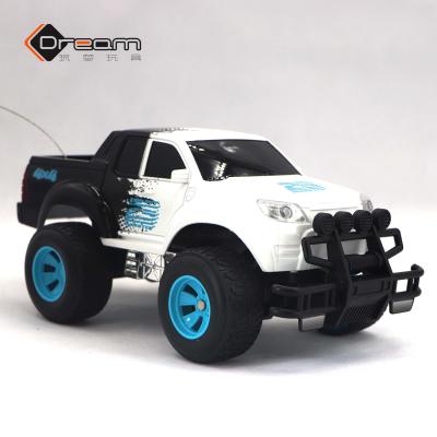 China New Design 2.4G Mini Remote Control Car Toy 4WD Plastic RC Pickup Truck Electric Off-Road Vehicle Toys for sale