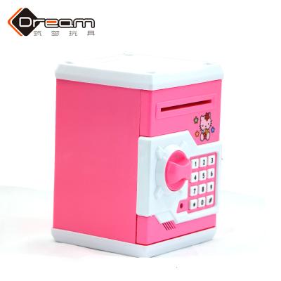 China Cion Bank most popular kids plastic multifunctional digital piggy bank with fingerprint code and music safe for sale