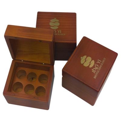 China Reused Wood Gift Box Custom Storage Box Materials Manufacturer Clamshell Essential Oil Essential Oil Box for sale