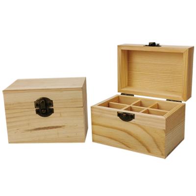 China Recycled Clamshell Materials Manufacturer Wooden Box Custom Perfume Gift Storage Box Wood Box for sale