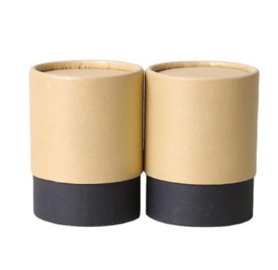 China Aseptic Kraft Paper Tube Customized Gift Paper Tube Hot Stamping Packaging for sale