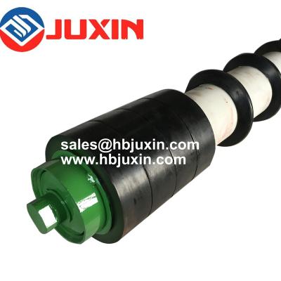 China Building Material Stores Rubber Conveyor Disc Return Roller CEMA for sale