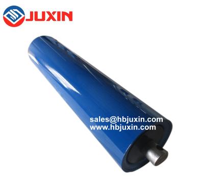 China Building Material Stores Rubber Conveyor Disc Return Roller Idler For Mining , Cement Plant for sale