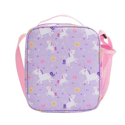 China Fashoion Fashion 28GD Cute Unicorn Lunch Bag Cartoon Insulated Thermal Food Bag Lunchbox Picnic Children Cooler Bag for Kids Girl Boy for sale