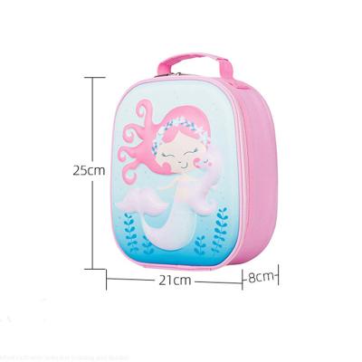 China Fashoion OEM Fashion EVA Cartoon Lunch Bag Portable Pouch Insulated Thermal Lunch Box Picnic Tote Food Cooler Bags For Girl Kids Children for sale