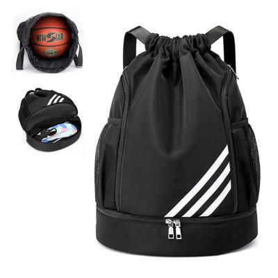 China Fashoion Gym Sports Bag Women's Drawstring Bolsas For Shoes Male Large Cycling Basketball Female Weekend Luggage Yoga Backpack bag for sale