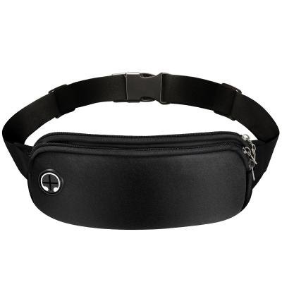 China Running  Cheap Sports Fanny Pack Women Belt Bag Men Running Waist Bag Phone Black Gym Bags Running Accessories for sale