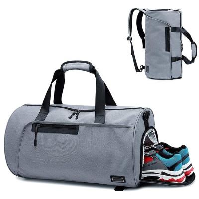 China Fashoion Sports Gym Duffel Bag Custom Large Travel Luggage Duffle Tote Bag with Shoe Compartment for sale