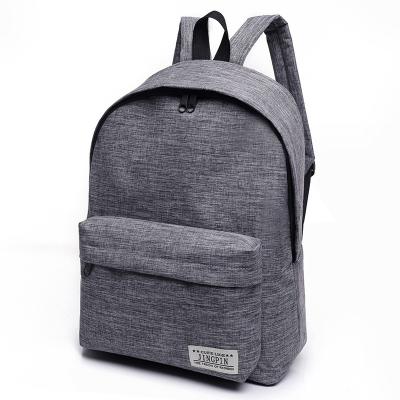 China Fashoion Women Men Male Canvas black Backpack College Student Leisure School Backpack Bags for Teenagers Casual Rucksack Travel Daypack for sale