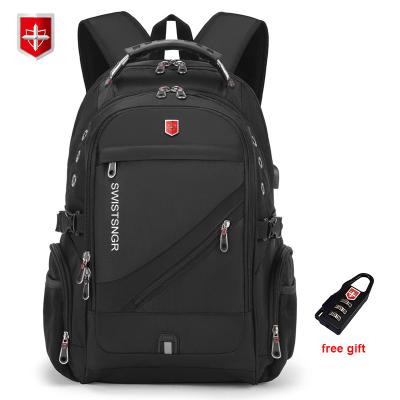 China With USB Classic Waterproof 17 Inch Laptop Backpack Men USB Charging Travel Backpack Women Oxford Rucksack Male Vintage School Bag for sale