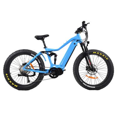 China Good Quality 48V17.5AH 7-11 Speed ​​Aluminum Alloy Fat Tire Electric Bike 1000w 26