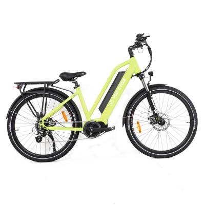 China Hot Selling Aluminum Alloy Amazon Frame 250W/350W Bafang M400 Motor 26 Inch Mid City Electric Bike for sale