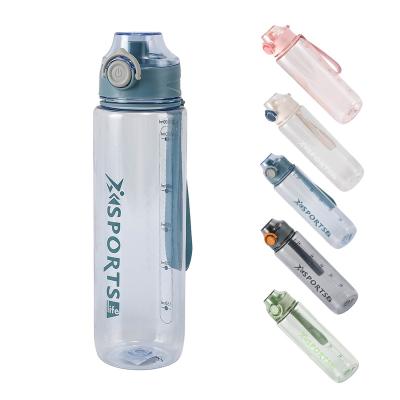 China Cheap Viable 800ml Voss Empty Reusable Reused Water Bottles Discount For Bulk Plastic Water Bottle for sale