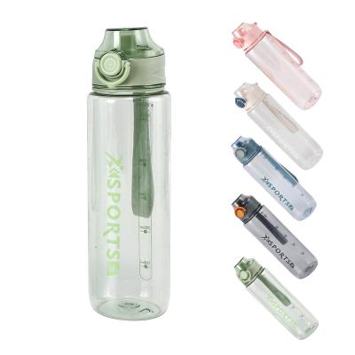 China Sustainable Wide Mouth Classic Private Label Bottled Joy Plastic Sport Drinking Bottled Water Bottle 800ml for sale