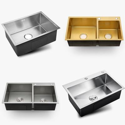 China Without Faucet Small Case Size Rectangle Stainless Steel Solid Outdoor Kitchen Sink for sale