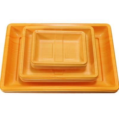 China Custom Disposable Supermarket Plastic Freezer Food Blister Meat/Seafood RPP/PP Frozen Food Packaging Trays for sale