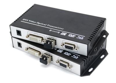 China 4K resolution DVI Fiber Extender （could be 20KM over 1 fiber with data） à venda