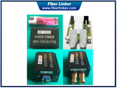 China One Way Mini Type 4K@60Hz 12G-SDI to Fiber Converter for sale