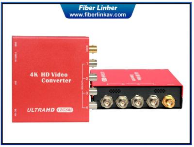 China 4K Single link 12G-SDI to 4X3G-SDI Converter and Demux for sale