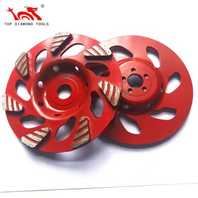 China Hilti Diamond Grinding Cup Wheel For Aluminum Concrete Terrazzo Stone Diameter 6 Inch for sale