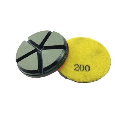 China High Performance Diameter 3 Inch Diamond Polishing Pads For Polishing Ceramic Concrete Floor for sale