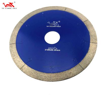 China Hot Pressed Continuous Marble Rim Diamond Saw Blade For Cutting Wet Cuttin Marble And Ceramic Tile for sale