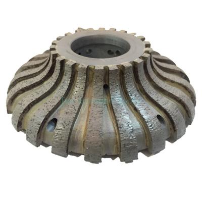 China Aluminum Ogee Shape F20 And F30 CNC Diamond Shaping Cutting Wheels For Sharpening Granite Marble Quartz Stone for sale