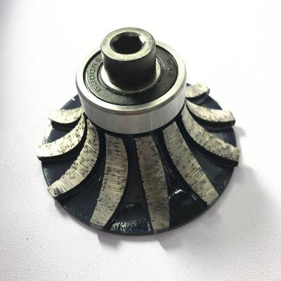 China Edge Stone Vacuum Welded Stone Router Bits For Manual Profiling Machine for sale