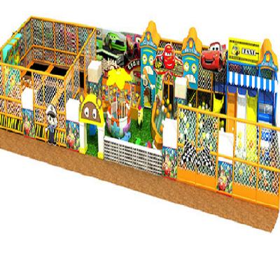 China Indoor Children's Cartoon Plastic Playground Car Theme Park Naughty Castle Series for sale